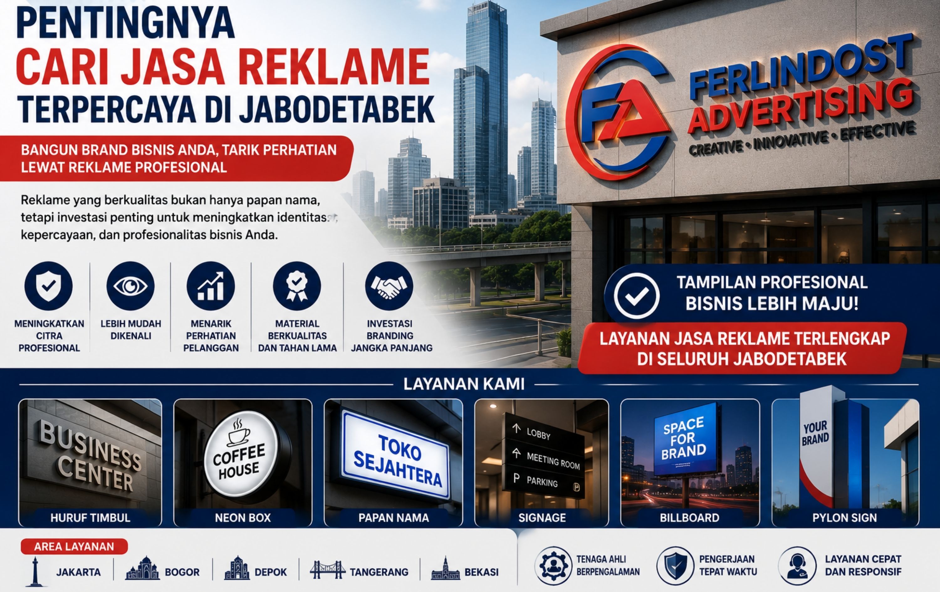 Pentingnya Cari Jasa Reklame Terpercaya di Jabodetabek untuk Mendukung Branding Bisnis