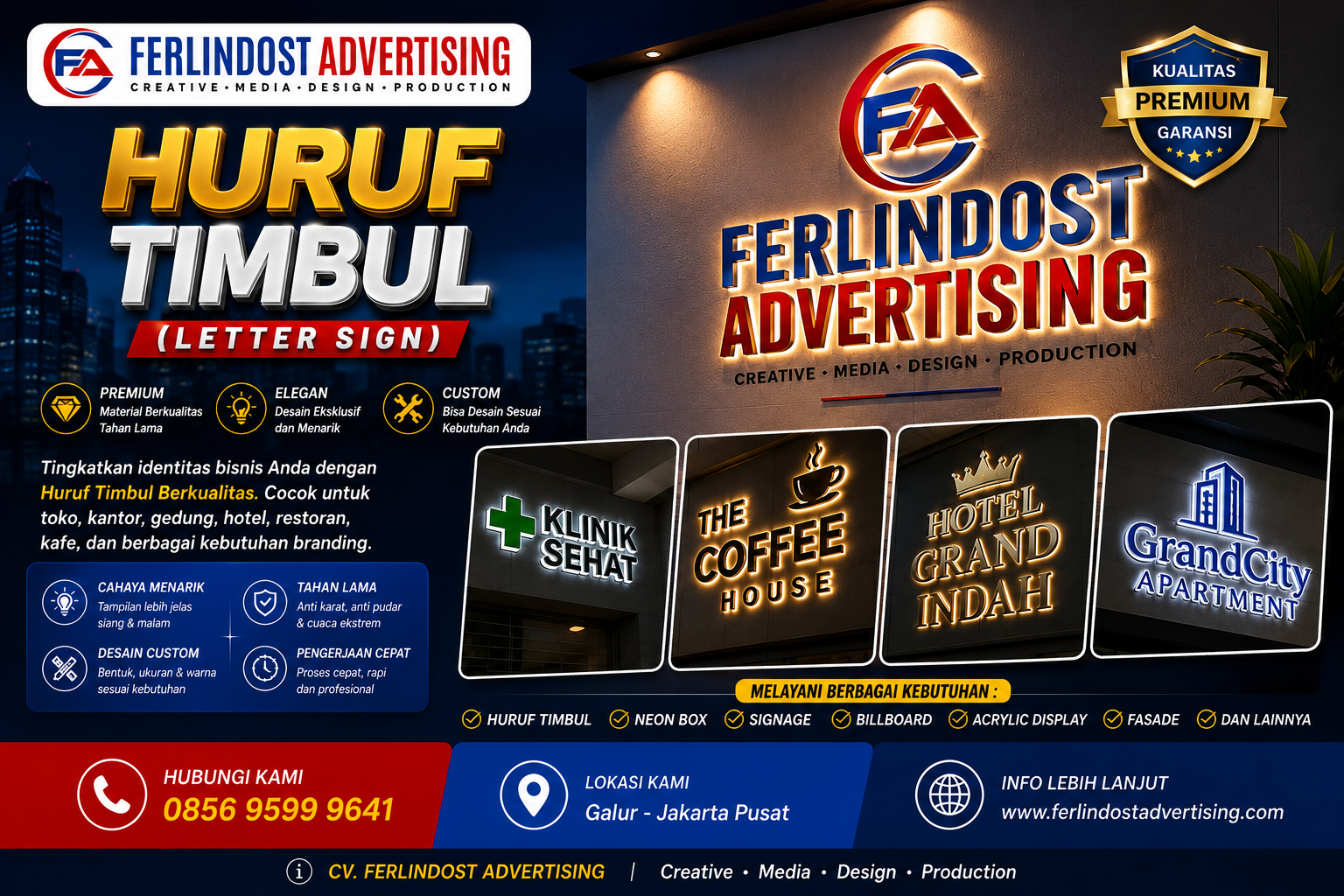 Rekomendasi Jasa Reklame di Jakarta Barat – Solusi Branding Profesional Bersama FerlindostAdvertising.com