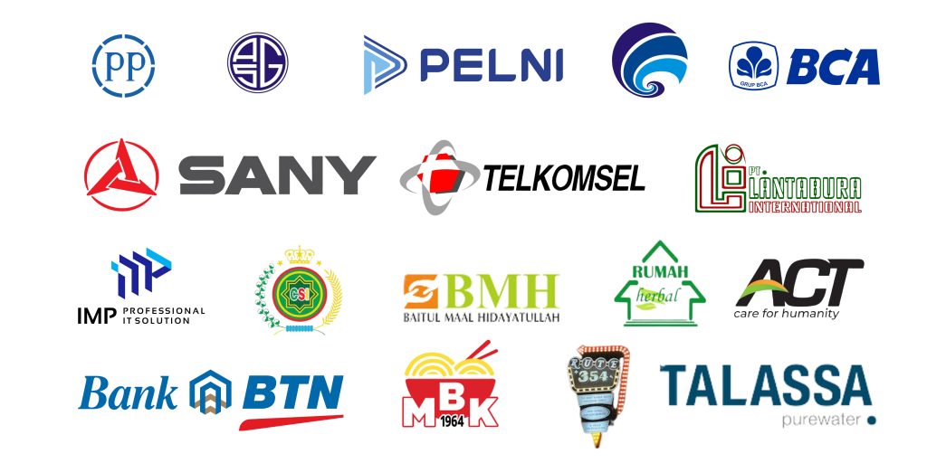 Deretan logo klien CV. Ferlindost Media Advertising